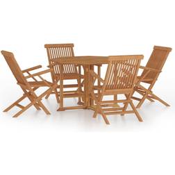 vidaXL 3096574 Essgruppe, 1 Tisch einschl. 4 Stühle