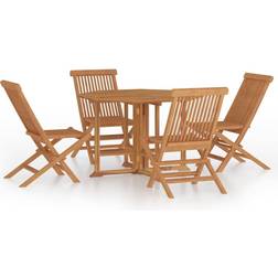 vidaXL 3096573 Essgruppe, 1 Tisch einschl. 4 Stühle