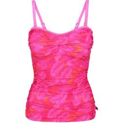 Regatta Aceana II Tankini Top - Pink Fusion Palm