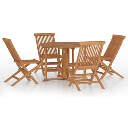 vidaXL 3096571 Patio Dining Set, 1 Table incl. 4 Chairs