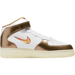 Nike Air Force 1 Mid QS M - White/Ale Brown/Beach/Total Orange