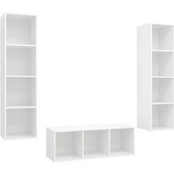 vidaXL 37x37x142.5cm 3-pack Väggskåp 37x142.5cm 3st
