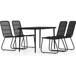 vidaXL 3099181 Essgruppe, 1 Tisch einschl. 4 Stühle
