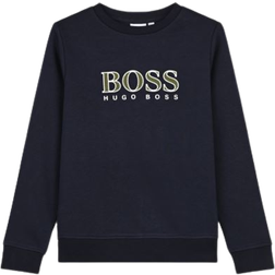 HUGO BOSS Boy's Long Sleeves Sweatshirt - Blue Cargo