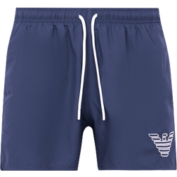 Emporio Armani Swim Shorts with Eagle Embroidery M - Navy Blue