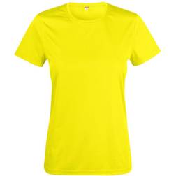 Clique Basic Active Løbe T-shirt W - Yellow