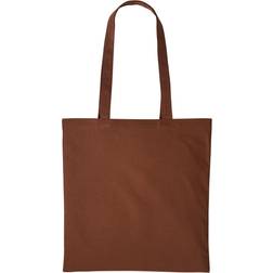 Nutshell Plain Strong Shoulder Shopper Bag - Dark Brown