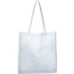 United Bag Gusseted Tote Bag - White