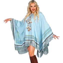 Widmann Azure Blue Poncho Costume