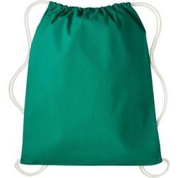 Nutshell Drawstring Gymsac - Bottle Green/Natural