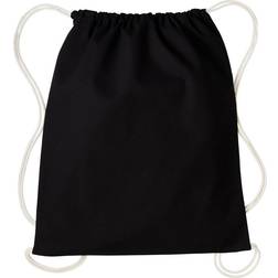 Nutshell Drawstring Gymsac - Black/Natural