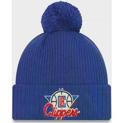 New Era LA Clippers 2021 NBA Tip-Off Team Color Pom Cuffed Knit Beanie Sr