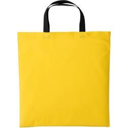 Nutshell Varsity Shopper Short Handle Tote Bag - Sunflower/Black