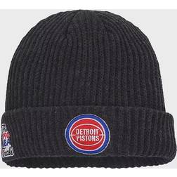 Mitchell & Ness Detroit Pistons Hardwood Classics 1990 NBA Finals Short Stuff Cuffed Knit Beanie Sr