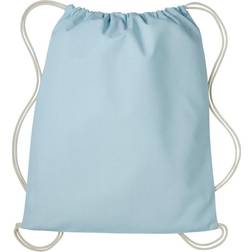 Nutshell Drawstring Gymsac - Pastel Blue/Natural