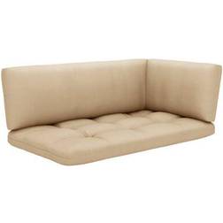 vidaXL 314661 3-pack Stolsdyna Beige (103x58cm)