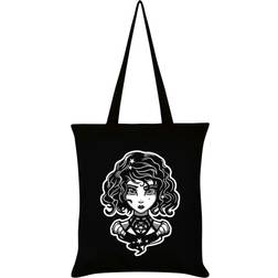 Grindstore Gothikka Tote Bag - Black/White