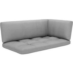 vidaXL 314660 3-pack Coussin de chaise Gris (103x58cm)