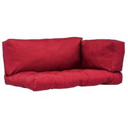 vidaXL 44655 3-pack Chair Cushions Red (103x58cm)