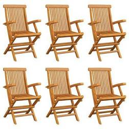 vidaXL 3065529 6-pack Garden Dining Chair