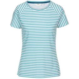 Trespass Ani Women's Printed T-shirt - Aquamarine Printed Stripe