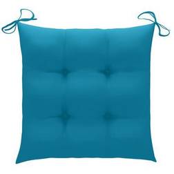 vidaXL 314874 Stolsdyna Blå (40x40cm)