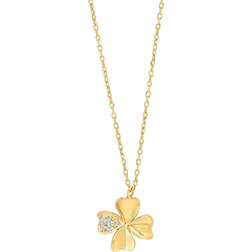 Joanli Nor Jolinnor Pendant Necklace - Gold/Transaprent