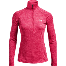 Under Armour Tech Twist ½ Zip Top Women - Penta Pink/Knock Out