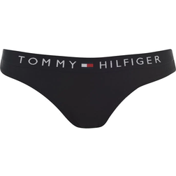 Tommy Hilfiger Logo Waistband Stretch Cotton Briefs - Black