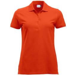 Clique Women's Marion Polo Shirt - Blood Orange