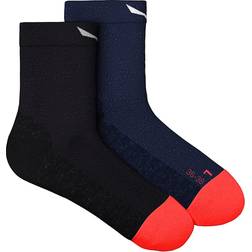 Salewa Wildfire Merino Hemp Quarter Socks Women - Navy Blazer