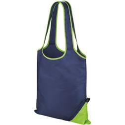 Result Core Compact Shopping Bag - Navy/Lime