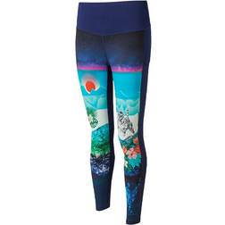 Ronhill Women's Life Crop Tight - Deep Blue Dreamscape