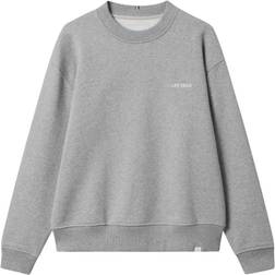 Les Deux Diego Sweatshirt - Grey Melange/White