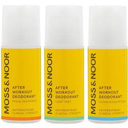 Moss & Noor After Workout Deodorant 3 x 60 ml