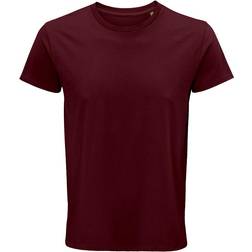 Sol's Mens Crusader Organic T-shirt - Burgundy