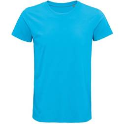 Sol's Mens Crusader Organic T-shirt - Aqua Blue