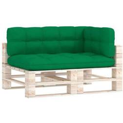 vidaXL 314563 3-pack Cuscino per sedia Verde (120x80cm)