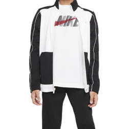 Nike Futura Poly Tracksuit Junior - White/Black/White/Black (DH9661-100)