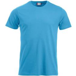 Clique New Classic T-shirt M - Turquoise