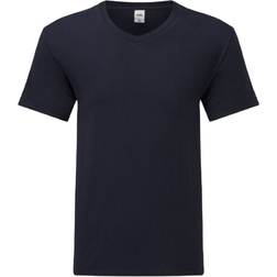 Fruit of the Loom Iconic 150 V Neck T-shirt M - Dark Navy