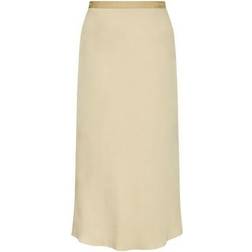 Calvin Klein Crepe Midi Skirt - Beige