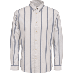 Selected Reggalte Stripes Shirt - Blue Fog