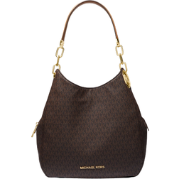 Michael Kors Lillie Large Logo Shoulder Bag - Brn/Acorn