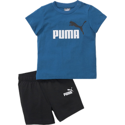 Puma Baby's Minicats Tee and Shorts Set - Lake Blue/Puma Black (845839_17)