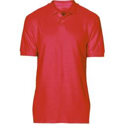 Gildan Softstyle Short Sleeve Double Pique Polo Shirt M - Red