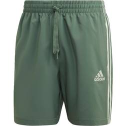 adidas Aeroready Essentials Chelsea 3-Stripes Shorts - Green Oxide/Linen Green