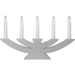 Star Trading Navida Grey Adventsljusstake 42cm