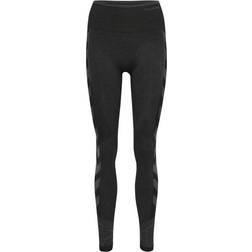 Hummel MT Energy Seamless Hw Tights - Black/Asphalt Melange