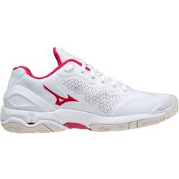 Mizuno Wave Stealth 5 - Wht/Whtsand/Persianred